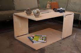 Our ethos of storage + style have culminated in this small space coffee table. Coffee Table Ply Products