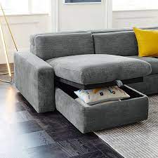 Sleek, modern, and astonishingly comfortable, this classic sectional features generously padded arms and extra spacious seating. Enzo Full Sleeper Sectional W Storage