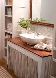 skirted sink inspiration for our powder