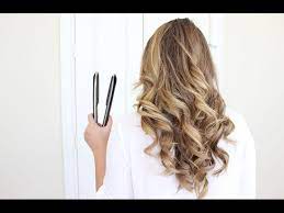 More hair means better results but the choice is yours how you wish your curls to look. How To Curl Your Hair With A Flat Iron Long Lasting Youtube