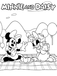 Mickey Mouse Para Colorear Con Ejemplo