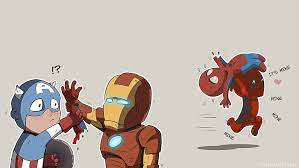 In the film, keener assisted tony stark when he was at rock bottom and showed to be quite the inventor. Hd Wallpaper The Avengers Captain America Deadpool Iron Man Spider Man Wallpaper Flare