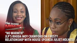 THE GLEANER MINUTE: “No warmth” between JLP Rhoda & House Speaker