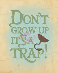 Peter Pan Nursery Don T Grow Up It S A Trap 8x10 Nursery Art Print Neverland Series Peter Pan Nursery Nursery Art Prints Art Wall Kids