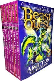 Beast Quest Series 5 The Shade of Death 6 Books Collection Box Set by Adam Blade