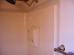 Mitered side trim, two 3 in. Finish Around A Bath Shower Insert Doityourself Com Community Forums