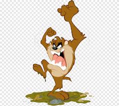 He is unrelated to the looney tunes character (though both characters are owned by time warner). Tasmanian Devil Bugs Bunny Looney Tunes Drawing Carrot Cartoon Mammal Cat Like Mammal Png Pngegg