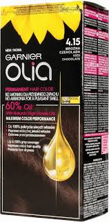 Hicolor red hilights permanent creme hair color. Garnier Olia Permanent Hair Color 4 15 Iced Chocolate Hair Dye Permanent Hair Color Frozen Chocolate