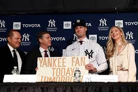 The yankees outfielder tells tmz sports he wants nyy to sign both gerrit cole and i'm pretty sure gerrit grew up a yankees fan, so he'd always like to do that, stanton tells us. With Nods To The Past Gerrit Cole Embraces His Yankees Future The New York Times