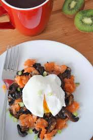 Egg and smoked salmon open faced breakfast sandwich recipe. Smoked Salmon Mushroom Egg Breakfast A Food Lover S Kitchen