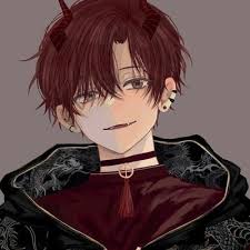 Anime hair male drawing red hair half hair. Omo Riku On Twitter Omo Riku Age 21 Black Red Hair Dominant Fun Romantic Smooth Straight Half Demon Human Art Not Mine Not New To Rp 3 Years Tags Like And Rt Are Appreciating Openrp Opendm
