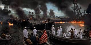 Большая часть гавани и прилегающих территорий заняты. Pyorl Harbor Katastrofa Amerikancev