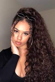 The Trendiest Ways To Beautify Your Long Curly Hair Lovehairstyles Com Curly Hair Styles Long Curly Hair Weave Hairstyles