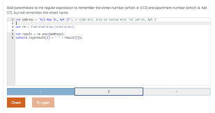 For a standard way to write a german postal address that includes an apartment number. Solved Add Parentheses To The Regular Expression To Remem Chegg Com