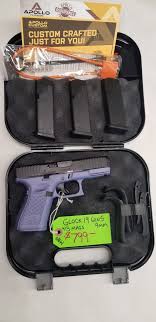 How is the glock 19 gen 5 different from the glock 19 gen 4 in terms of design, price, finish, durability, accuracy, and more? Glock 19 Gen5 9mm 3 15rd Mags Orchid Black Pickers Paradise