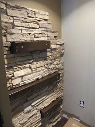 How To Install Faux Stone On A Inside Wall Brick Accent Walls Faux Stone Walls Stone Accent Walls