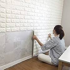 Adhesif Papier Peint 3d Effet Briques Anti Humidite Taille 77 70 In 2020 Brick Wall Paneling White Brick Wallpaper Vinyl Wall Panels