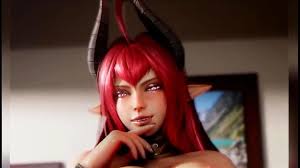 3D Cute Succubus Girl Sinia-erotic-art