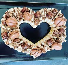 Heart Cake Macaron Chocolat Mascarpone Chocolat Macaron