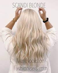 Scandi Blonde Is The Hair Trend That Will Keep You Cool During Hot Days Bright Blonde Hair Bleach Blonde Hair Warm Blonde Hair