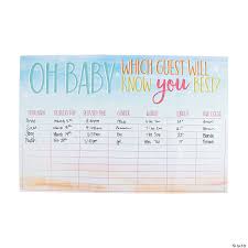 Baby jeopardy game questions and answers. Baby Statistics Baby Shower Game Discontinued