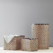 Shop for woven baskets online at target. Black Natural Rattan Weave Baskets