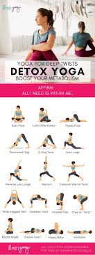 Detox With Yoga Twists Free Printable Pdf In 2020 Yoga Detox Easy Yoga Workouts Basic Yoga