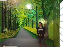 Wallpaper pemandangan dinding jual wallpaper dinding pemandangan via blogteraktual.com. Gambar Lukisan Dinding Mural Cafe Bandung Mural Cafe Hitam Putih Mural Cafe Jakarta Lukisan Dinding Mural Dinding
