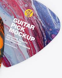 This includes branding mockups, phones, packages, brochures and are you looking for the perfect mockups to beautifully present your design projects? Plastic Guitar Pick Mockup In Stationery Mockups On Yellow Images Object Mockups