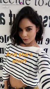 Vanessa hudgens has traded in her signature long locks for a short pixie cut! Vanessa Hudgens Cuts Hair Into Bob Teen Vogue