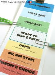 free printable childrens behavior clip chart for use at