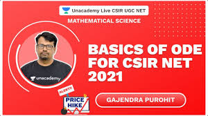 Csir recruitment 2021 aka council of scientific & industrial research notification page for latest vacancy updates, eligibility criteria and how to apply careers csir vacancy 2021. Basics Of Ode For Csir Net 2021 Mathematical Science Gajendra Unacademy Youtube