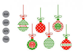 Download Free Svg Christmas Svg Ornaments Christmas Ornaments Monogram Holiday Svg Free Svg File Download