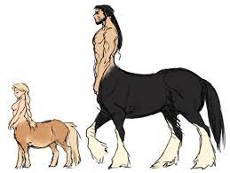 Step 2 add volume to our centaur also using simple geometric figures. Not Only Lazy But Smart Too Super Quick Centaur Horse Body Tutorial