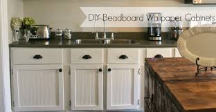 Maybe you would like to learn more about one of these? Free Download Diy Beadboard Wallpaper Cabinets Nest Of Bliss 650x337 For Your Desktop Mobile Tablet Explore 49 Beadboard Wallpaper Kitchen Cabinets Wallpaper Kitchen Cabinet Doors Covering Cabinet Doors Wallpaper