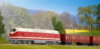 The dr class 119 was an east german deutsche reichsbahn diesel locomotive that was built in romania. Starter Set Dr Br 119 W 3 High Side Gondolas Eal Piko A Track W Railbed Buy Modeltrains Piko Webshop