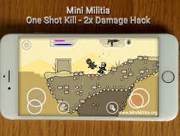 Battle with up to 6 players online in this 2d fun cartoon themed cross between soldat and halo, inspired on the original stickman shooter doodle army. Mini Militia One Shot Kill High Damage Bullets 2019 Apk Mini Militia