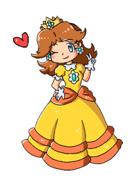 Comm Chibi Daisy By Sparxpunx Princess Daisy Chibi Mario And Luigi