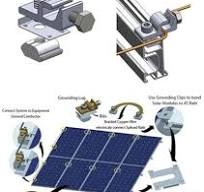 Amazon.com: 10Pcs Solar Mounting System Grounding Clip Solar ...