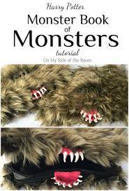 For the monster book thing. Monster Book Of Monsters Tutorial Monster Book Of Monsters Harry Potter Monster Book Harry Potter School
