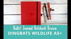 Dingbats Wildlife A5 Medium Bullet Journal Review Pen Test Youtube