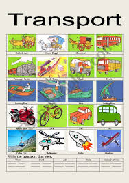 transport esl worksheet by jhansi