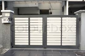 7,279 modern house gate designs products are offered for sale by suppliers on alibaba.com, of which gates accounts for 27%, fencing, trellis & gates accounts for 14%, and prefab houses accounts for 2%. Modern Design Of House Gate Stock Image Colourbox