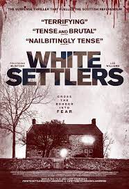 white settlers 2014 directed by simeon halligan it s ed and sarah s first night at their new home an i white settlers movies to watch horror movie posters