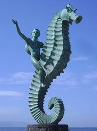 Caballito De Mar Travel Memories Statue Sculpture