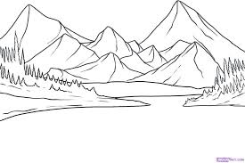 Image Result For Himalayas Drawing Mountain Drawing Landscape Sketch Landscape Drawing Easy