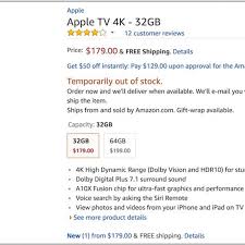 Maybe you would like to learn more about one of these? Apple Tv Can Now Be Purchased On Amazon And Will Deliver When Stock Is Available Macrumors