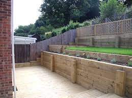 Landscape Gardening Hampshire All Landscaping Services Sloped Garden Landscaping Retaining Walls Backyard Landscaping