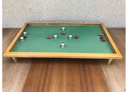Table Game Wood Felt 9 Balls Toy Wine Jeu De Billard De Table Bois Feutrine 9 Boules Jouet Vintage Table Gam Billiards Table Games Billiards Game