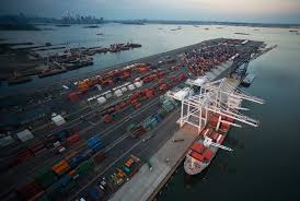 Port Of New York And New Jersey Was Second Busiest Port Through May For First Time In Decades New York Harbor Newark New Jersey Bayonne Bridge